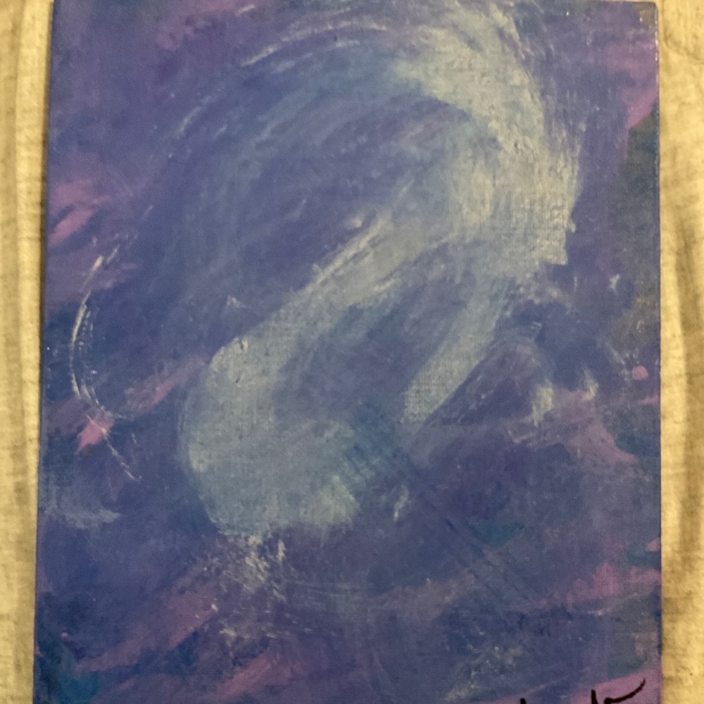 Abstract acrylic painting by AmandaAnn…me